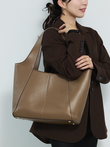 kariさんコラボ】ポーチ付き多機能オープントート/A4/通勤/16インチPC