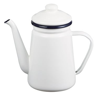 パール金属 フェスカ ホーローコーヒーポット1.1ℓ(ホワイト) | イオン