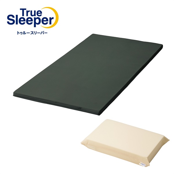 トゥルースリーパー プレミアム5.0（ブラックカバー)＋低反発まくら