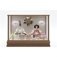 久月 親王ケース飾り「璃桜」 4960282394456 ひな人形 雛人形 | イオン