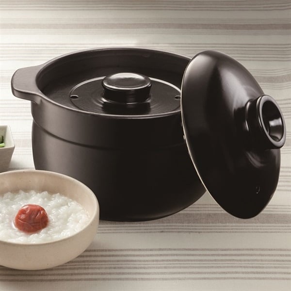 イシガキ デリッシュライフ レンジ＆直火対応炊飯土鍋二重蓋 2合