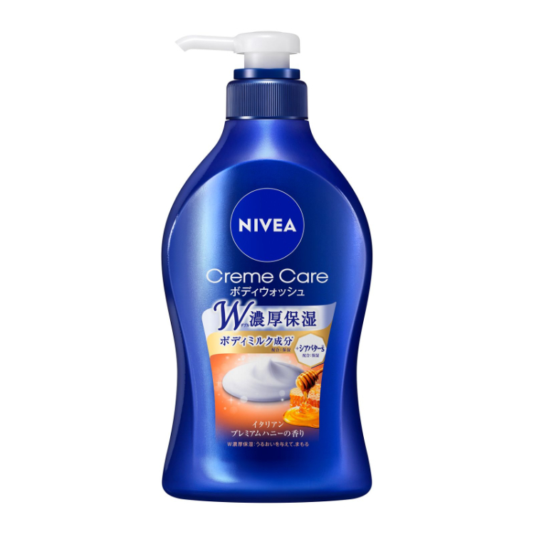 ニベア クリームケア ボディウォッシュ ポンプ 480ml ニベア NIVEA