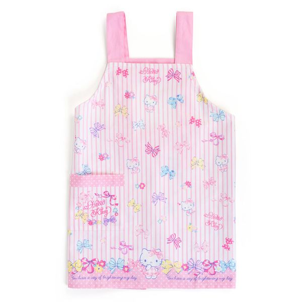 ハローキティ エプロン（リボン）110 4901610841778 ランチグッズ