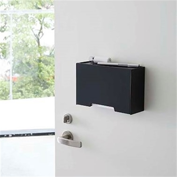 山崎実業 ツーウェイマスク収納ケース スマート ブラック 5444