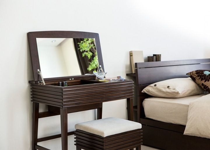 ルーバー・ドレッサー セット～洗練されたモダンアジアンな空間を演出