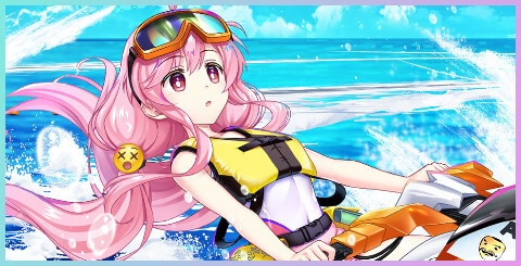 東方ロストワード】水着エピック│秦こころ(表情豊かなシーサーフェス