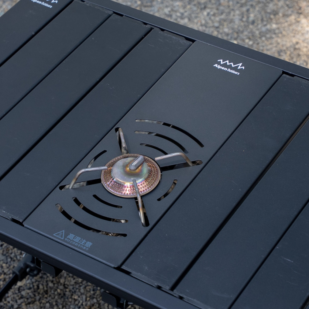 アルペンアウトドアーズ シングルバーナー遮熱天板 キャンプ