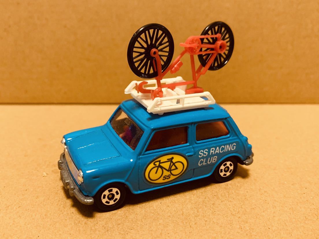 トミカ ミニクーパー 自転車付き レジャーカーセットバラ 日本製の落札