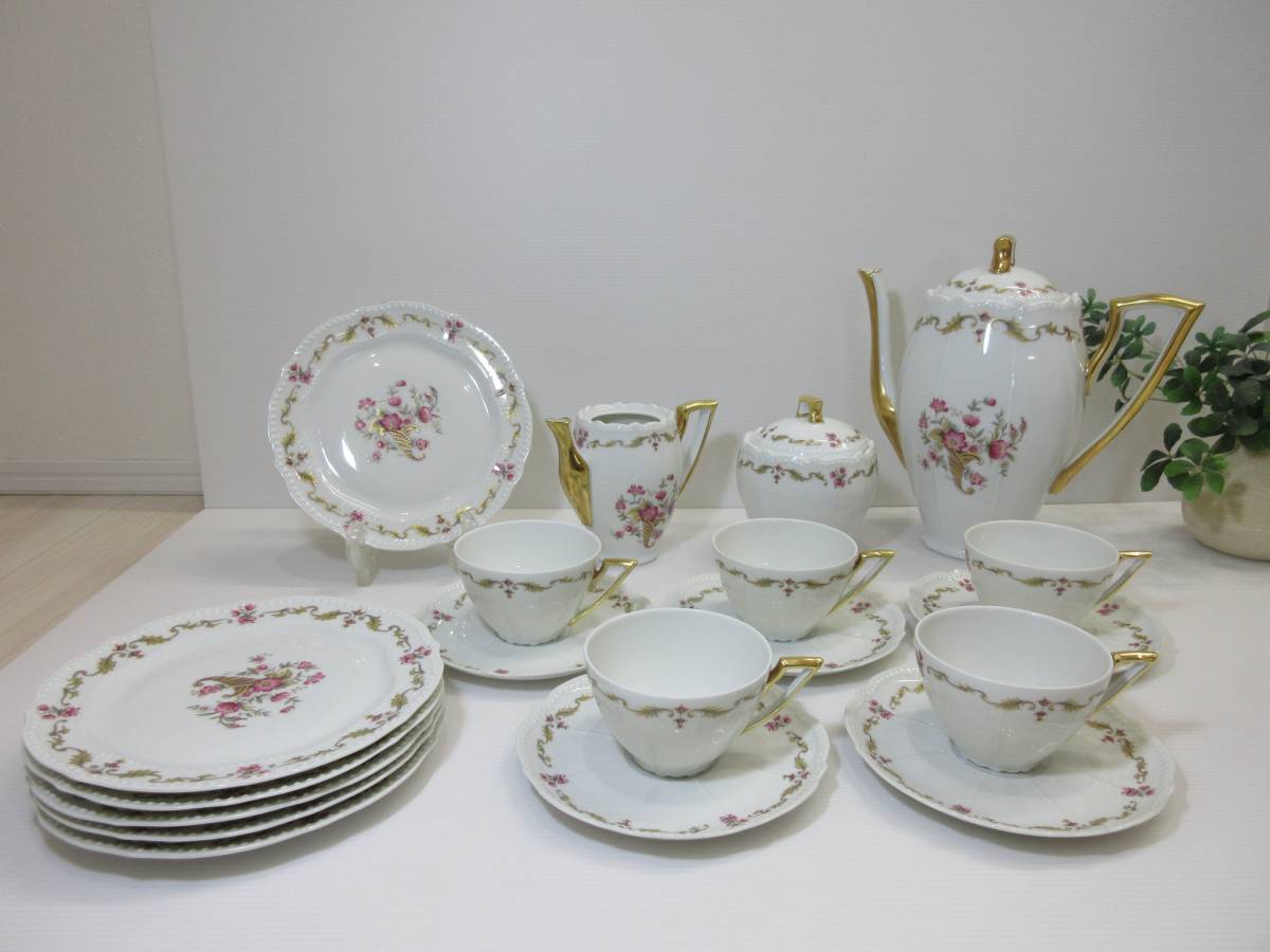 アビランド リモージュ ティーポット ケーキプレート セット 【公式通販】