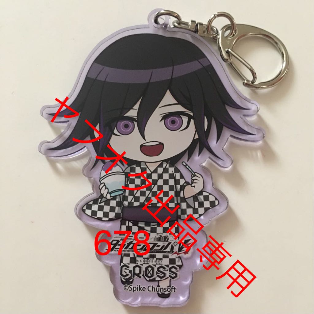 ダンガンロンパ クロスカフェ 王馬 缶バッジ 缶ストラップ アクキー