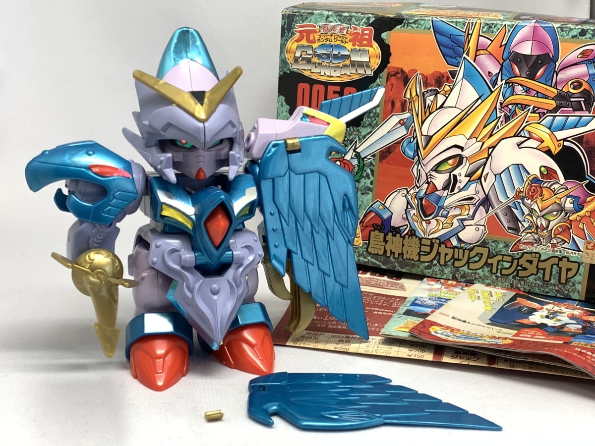 未組立完品 0053 鳥神機ジャックインダイヤ 元祖SDガンダムワールド