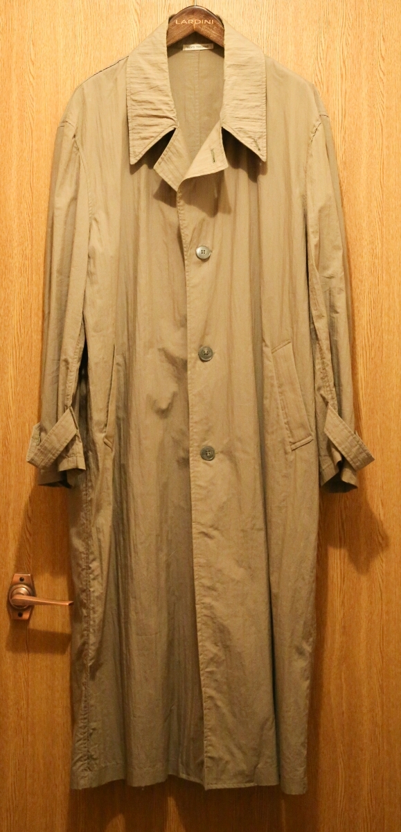 あぶない刑事 柴田恭兵着用ステンカラーコート 同型同色モデル メンズ