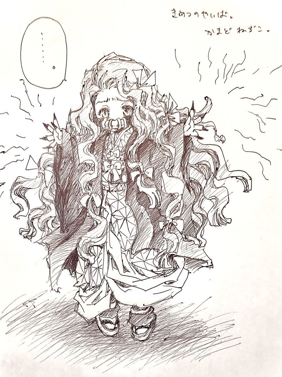 よ*ま様 49.オリジナル手描きイラスト モノクロ よ*ま様 49.オリジナル