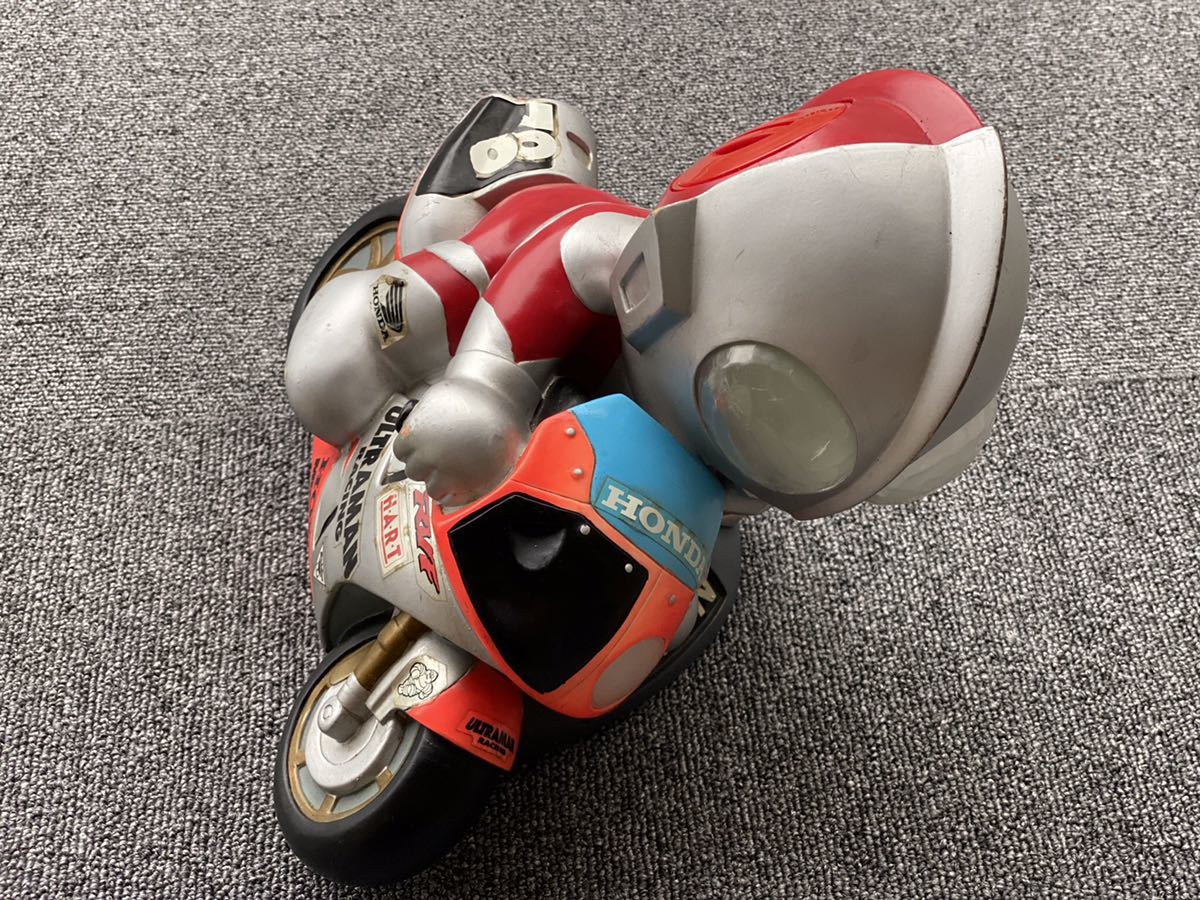 希少】ウルトラマン レーシング サウンドマネーバンク 貯金箱 ジャンク