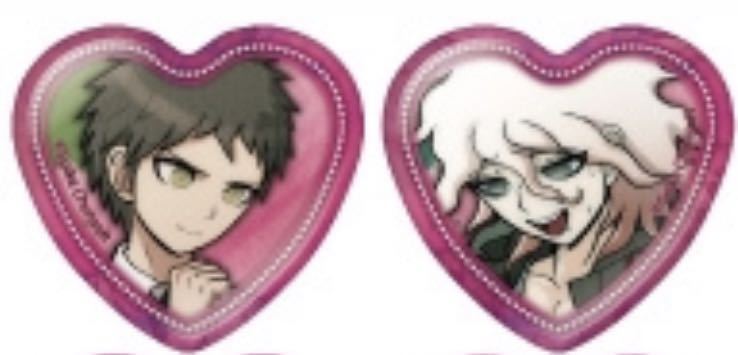 左右田和一 ハート缶バッジ 照れ顔 スーパーダンガンロンパ2 ナンジャ