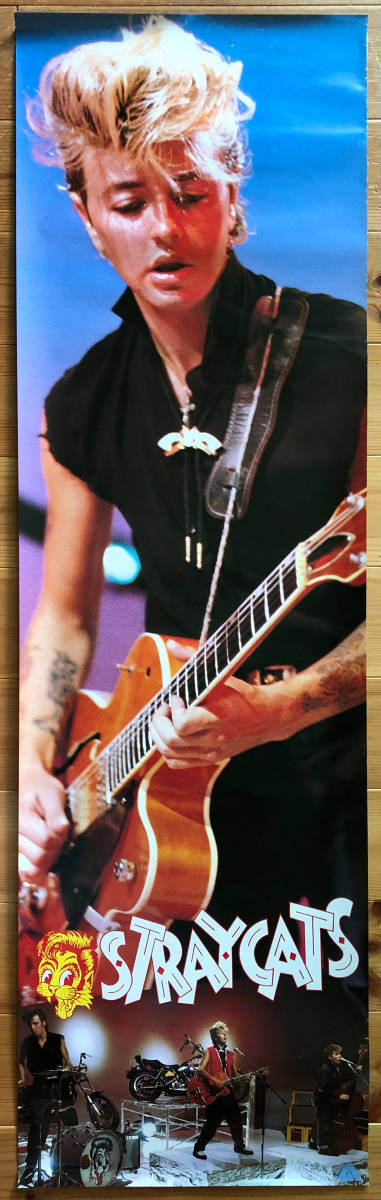 ストレイキャッツ／縦長ポスター Stray Cats ブライアン・セッツァーの