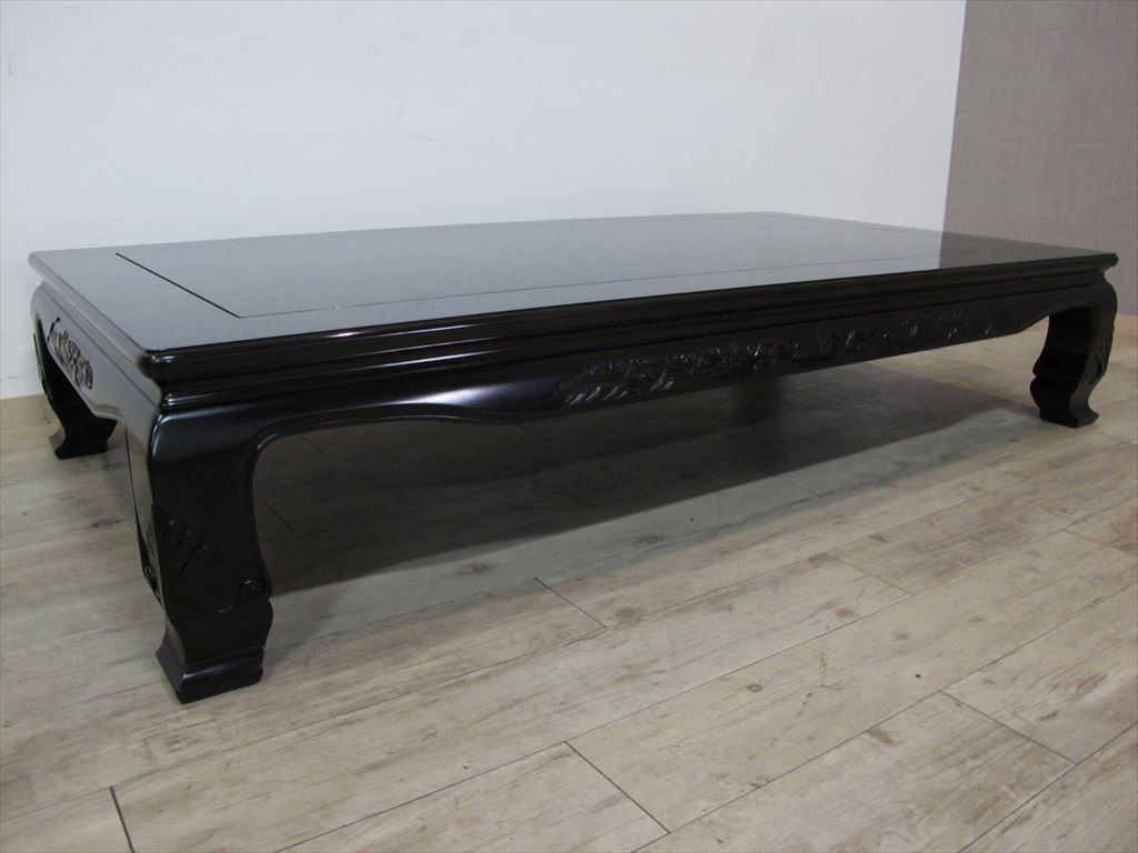 Masashi Fukunishi黒檀 座敷机 座卓 黒檀 高級 座敷テーブル