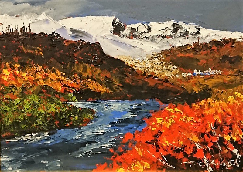 油彩画写実画リアリズム30号大作