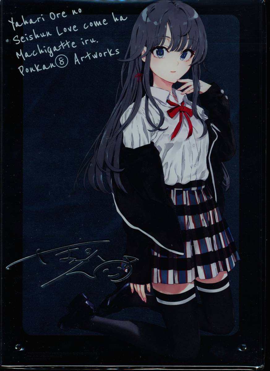 新品】ぽんかん8 ARTWORKS 箔押しサイン入りA4アクリルパネル