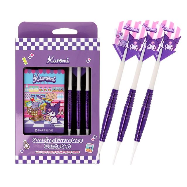 Sanrio characters ダーツセット with DARTSLIVE CARD