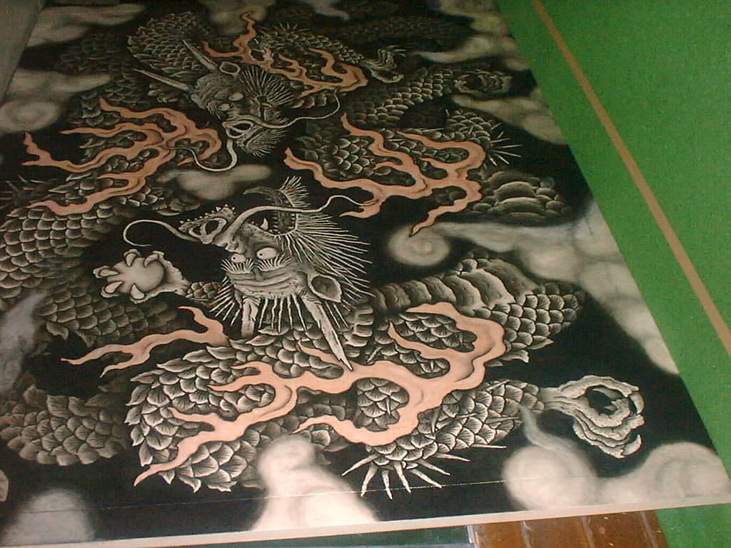 小泉淳作の「双龍図」/Dragonを語る路地ニャン公の尾道ホッと情報国内