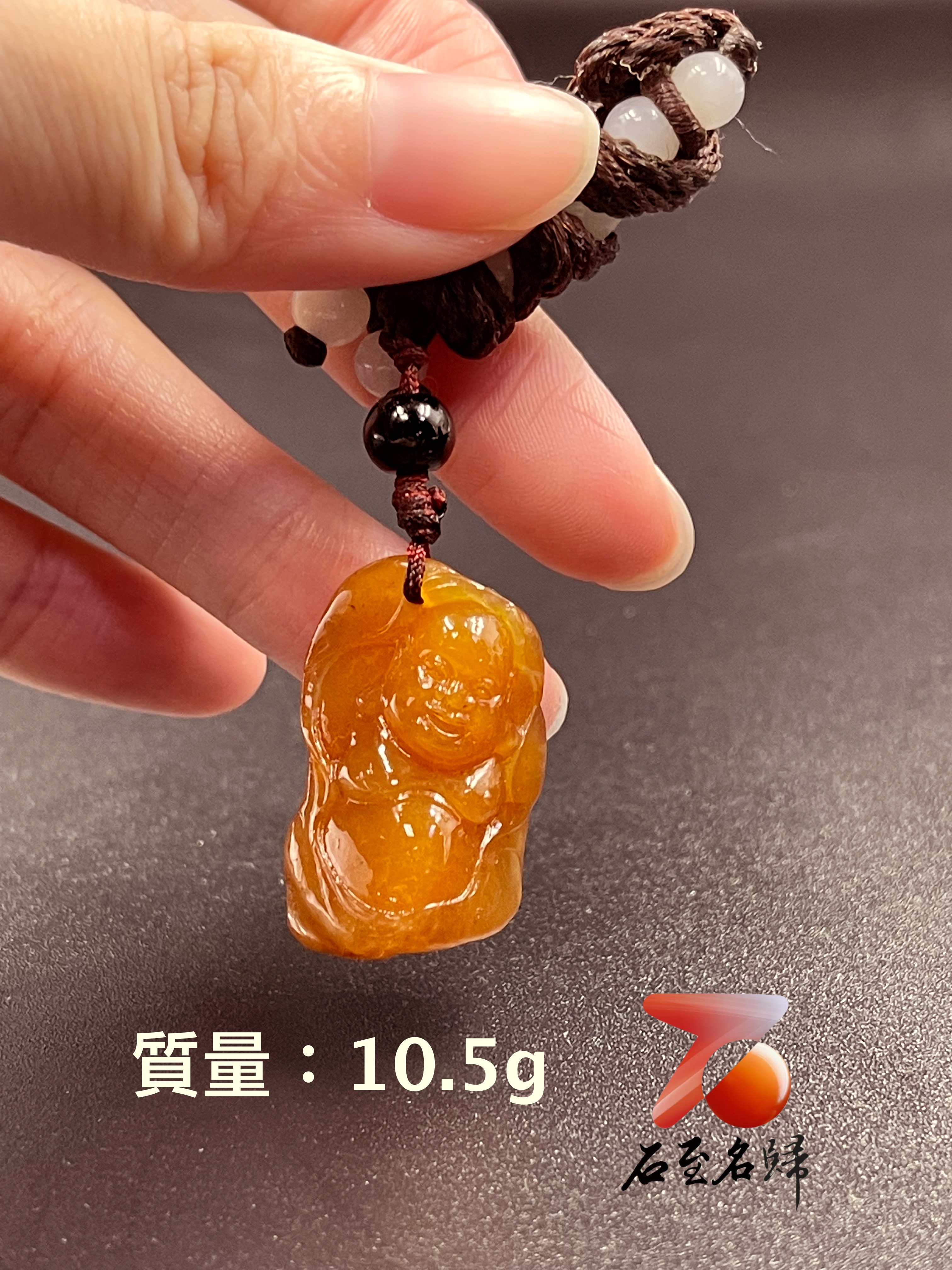 壽山田黃石收藏雕件【彌勒】 附福州壽山石鑑定中心鑑定證書田黃重量