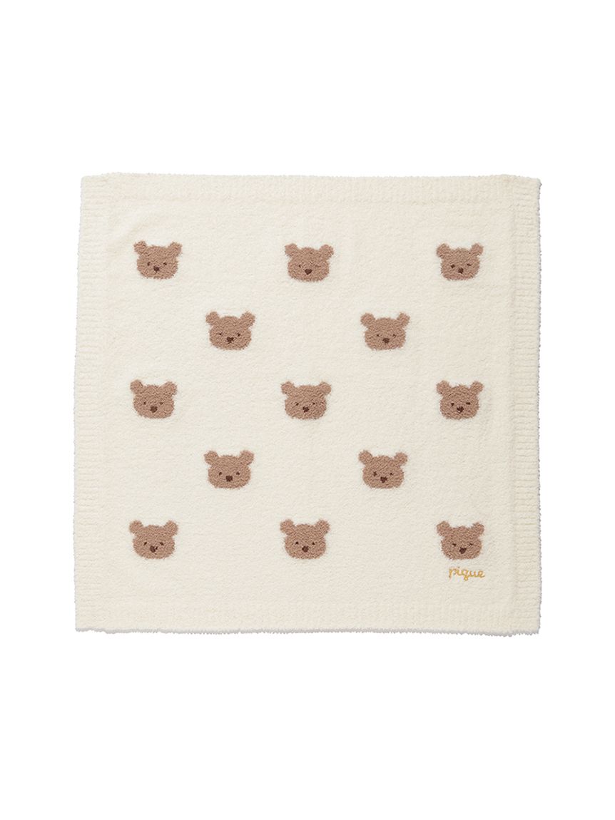 KIDS】ベビモコベアジャガードブランケット(グッズ)｜ルームウェア