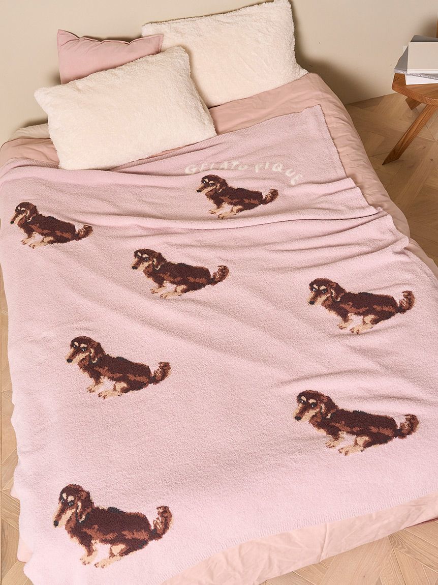 Sleep】【ONLINE限定】DOG ジャガードマルチカバー(ブランケット