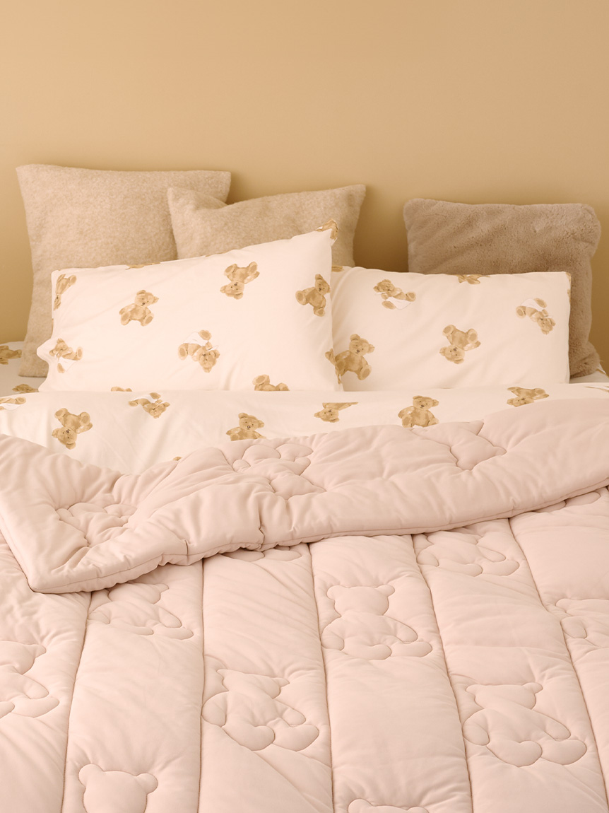 Sleep】ベア柄3点セット（セミダブル）(寝具セット)｜ルームウェア