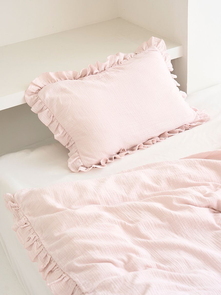 Sleep】ダブルガーゼフリル2点セット（シングル）(寝具セット