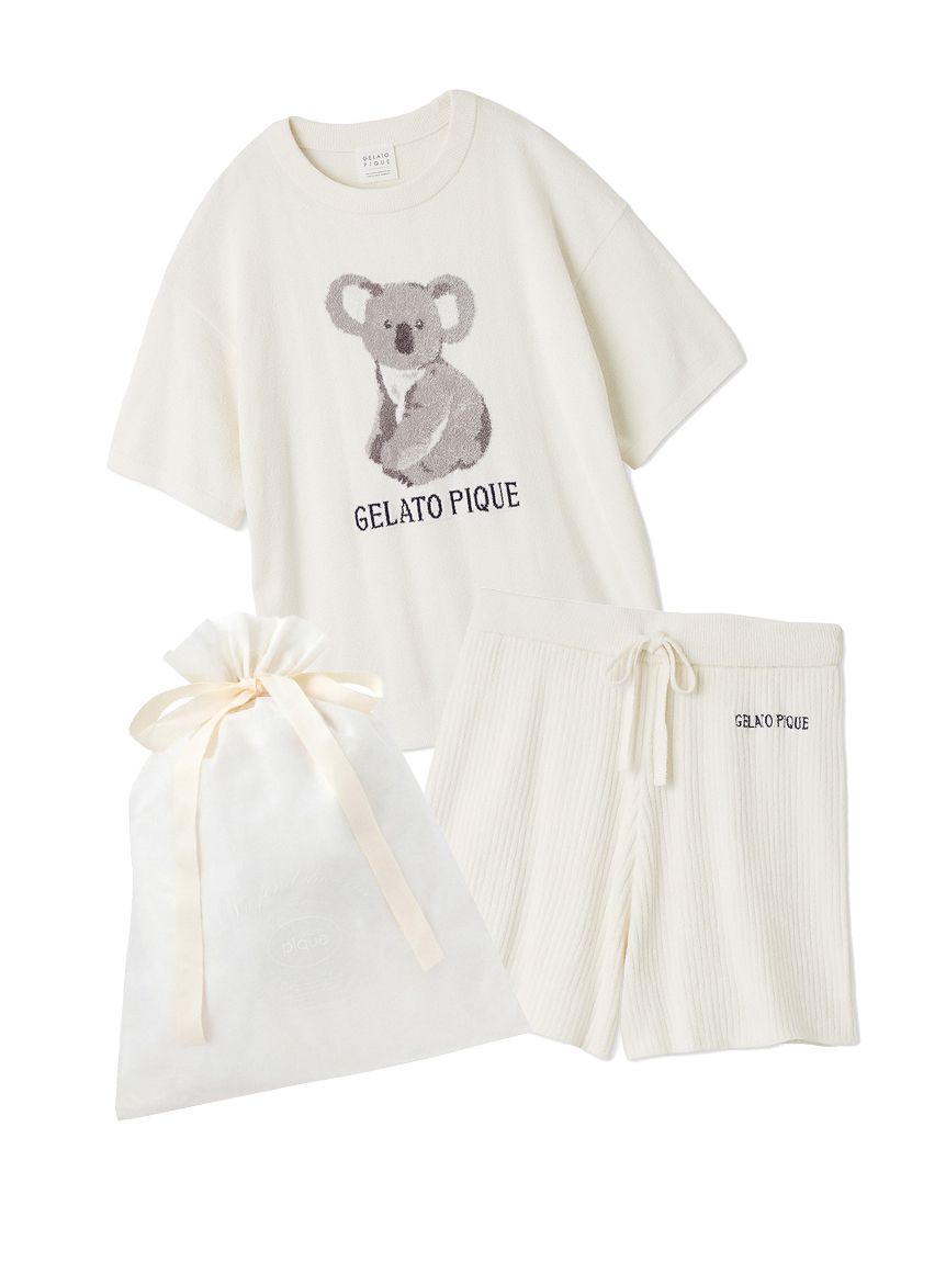 ラッピング済み】コアラジャガードプルオーバー&ショートパンツSET