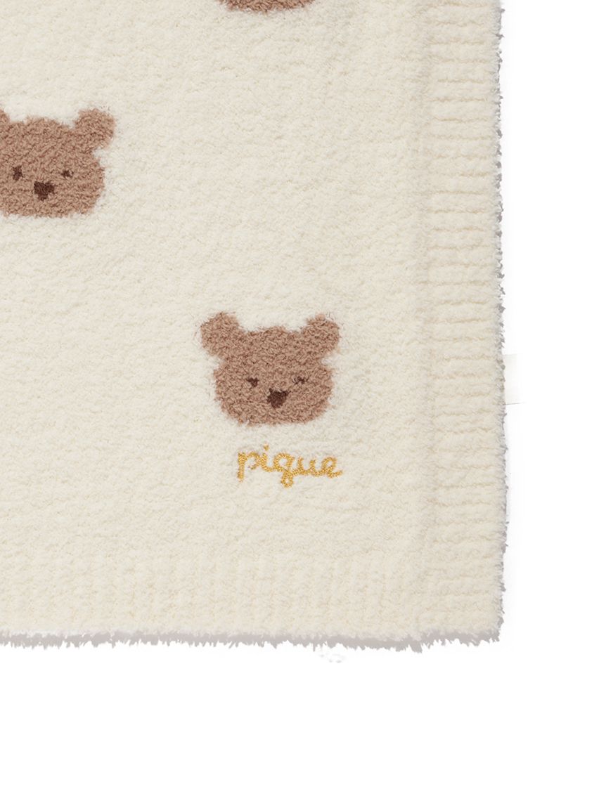 KIDS】ベビモコベアジャガードブランケット(グッズ)｜ルームウェア