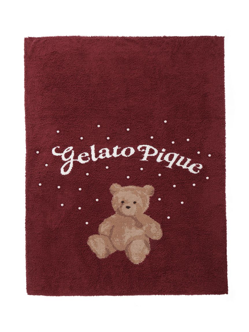 Sleep】【HOLIDAY】 スノーベア ジャガードマルチカバー(ブランケット