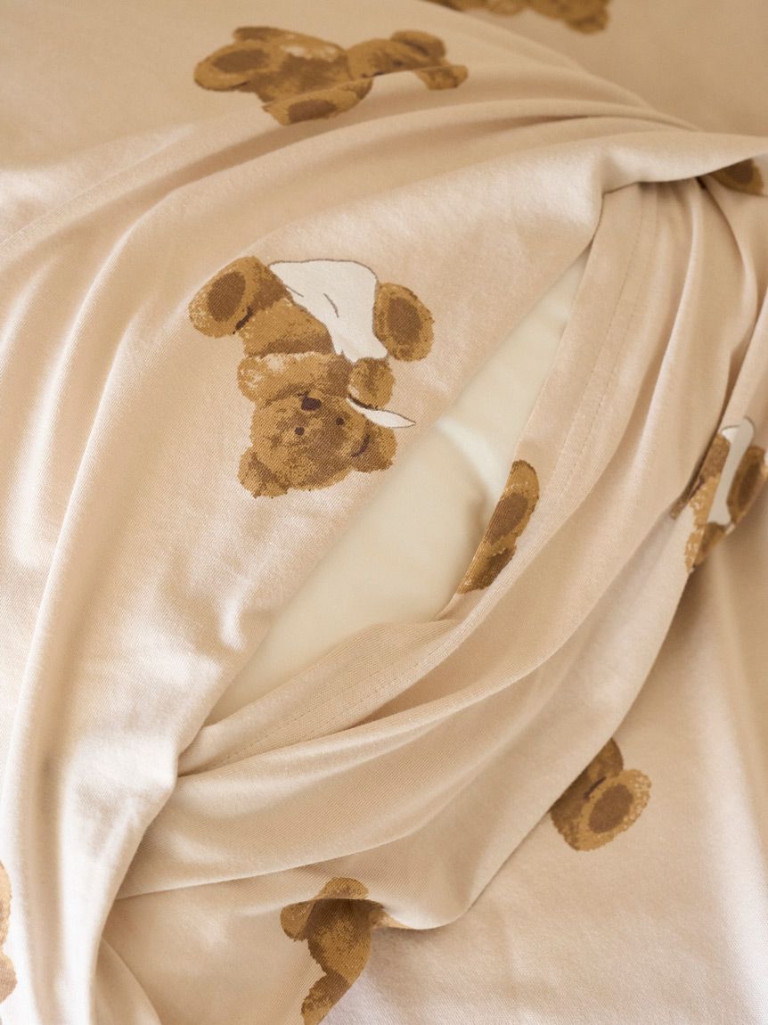 Sleep】ベア柄3点セット（セミダブル）(寝具セット)｜ルームウェア