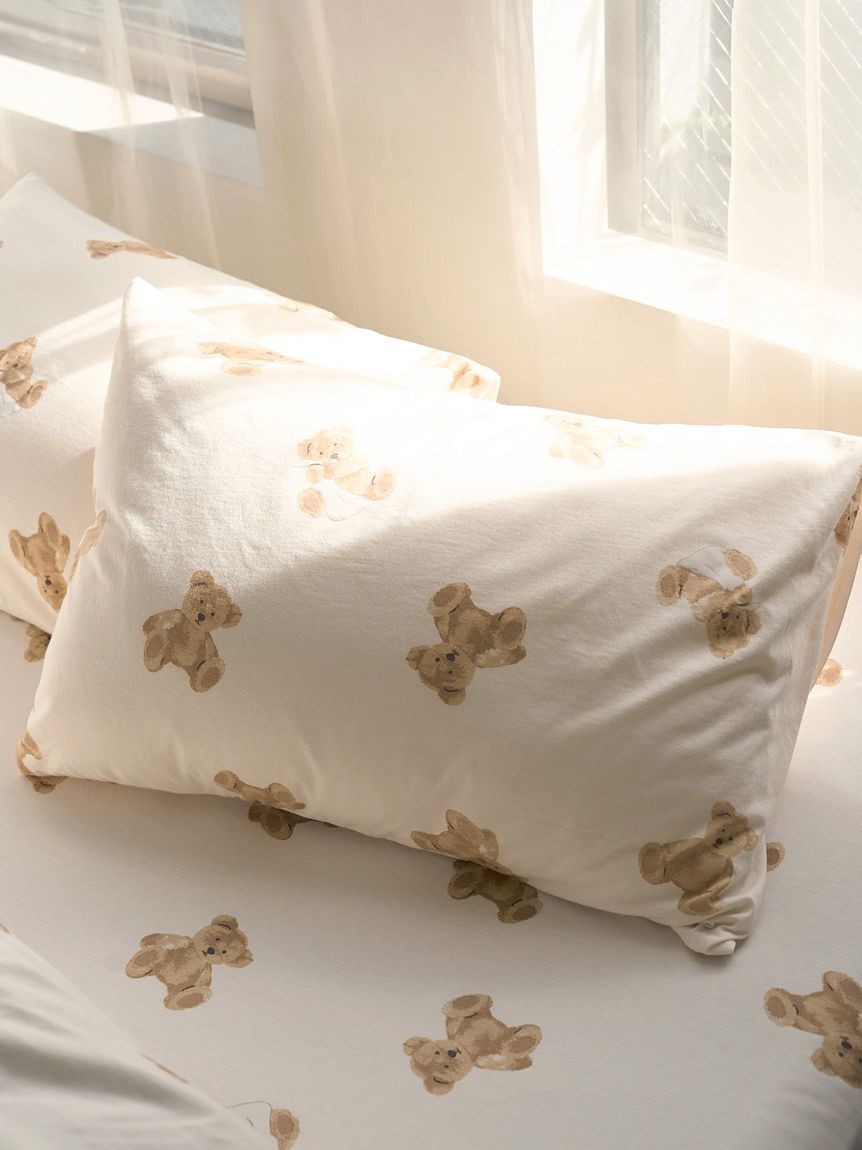 Sleep】ベア柄3点セット（ダブル）(寝具セット)｜ルームウェア