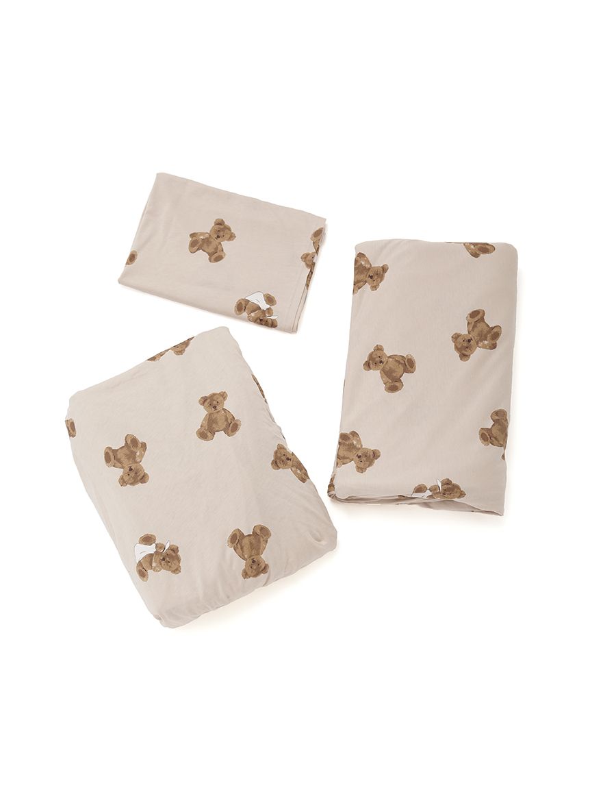 Sleep】ベア柄3点セット（ダブル）(寝具セット)｜ルームウェア