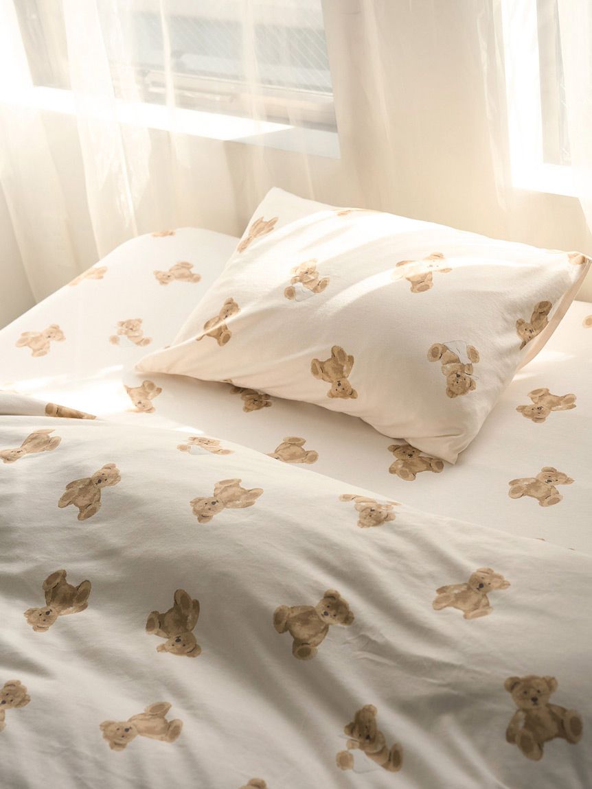 Sleep】ベア柄3点セット（ダブル）(寝具セット)｜ルームウェア