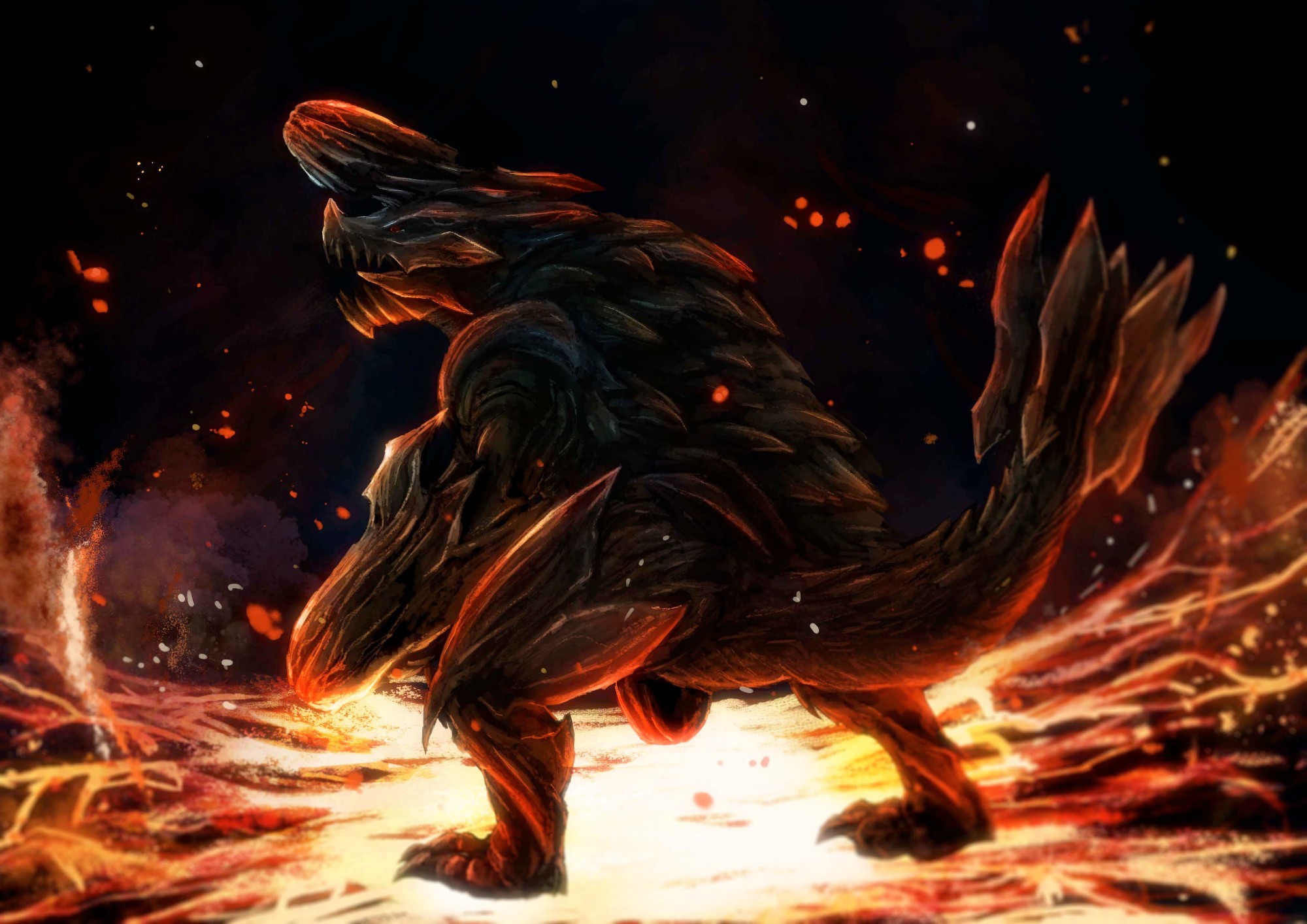 猛り爆ぜるブラキディオス モンスターハンター - GENSEKI