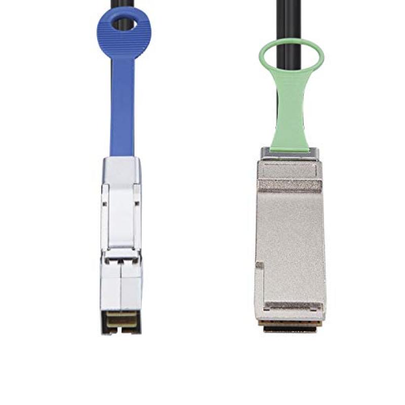 External Mini SAS HD SFF-8644 to QSFP+ SFF-8436 Cable, 1 meter