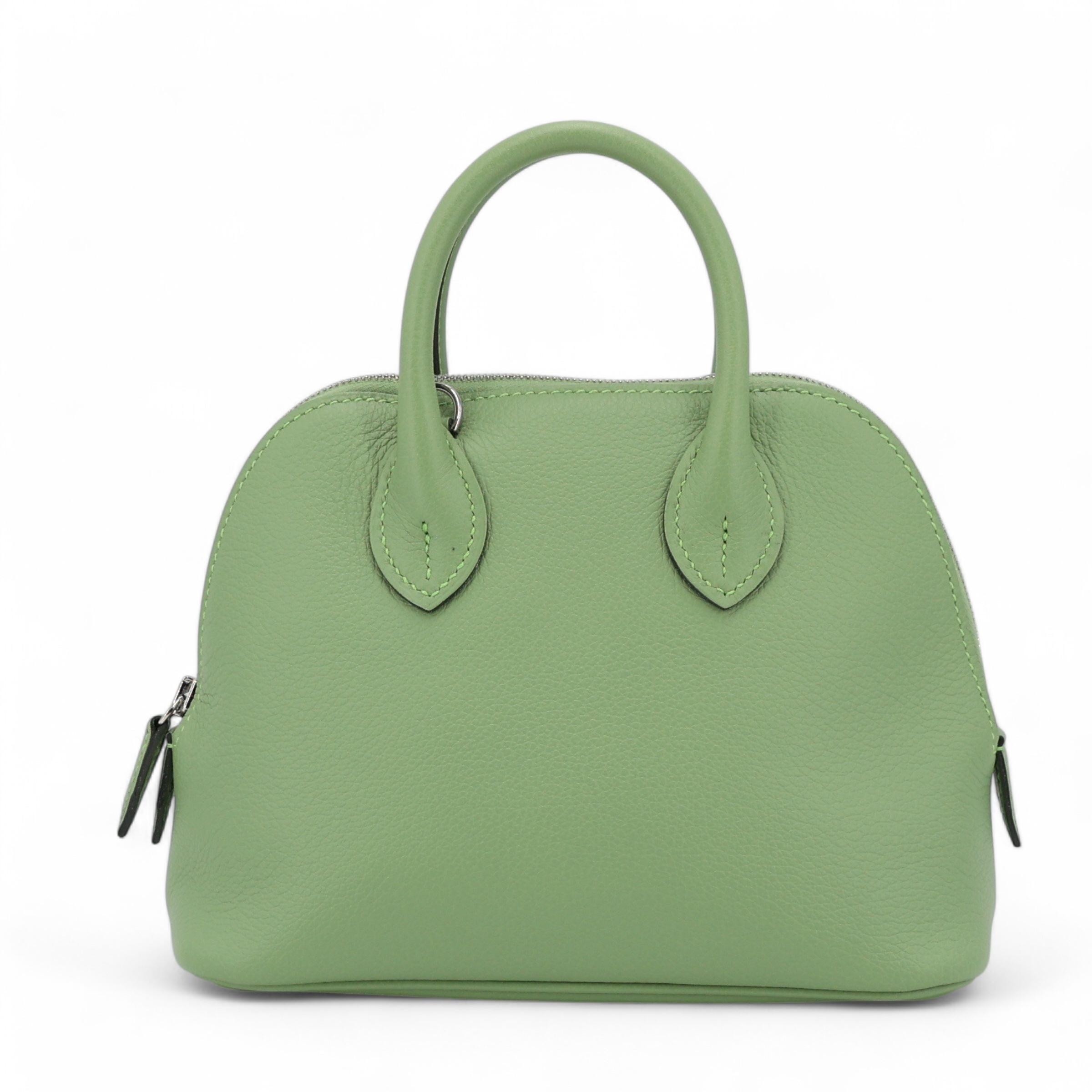 Brand New ( Rank N ) HERMÈS Mini Bolide 1923 Jaune Bourgeon (R9