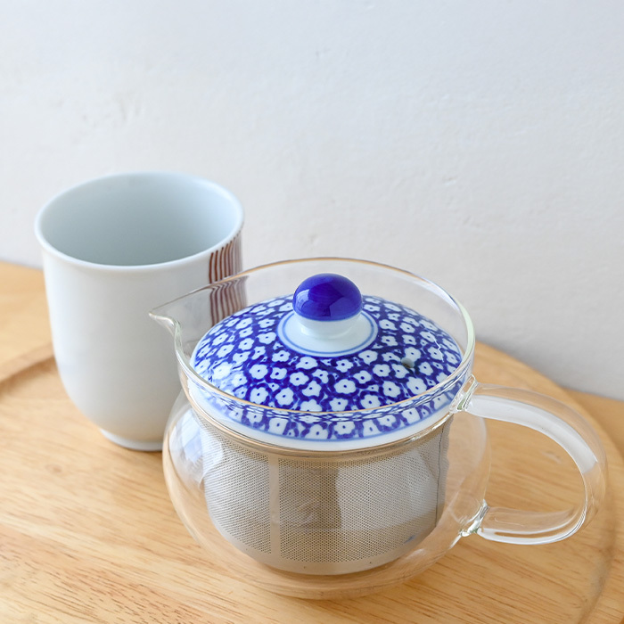ブルーミルク SSポット 91926350 ティーポット ガラス 急須 おしゃれ