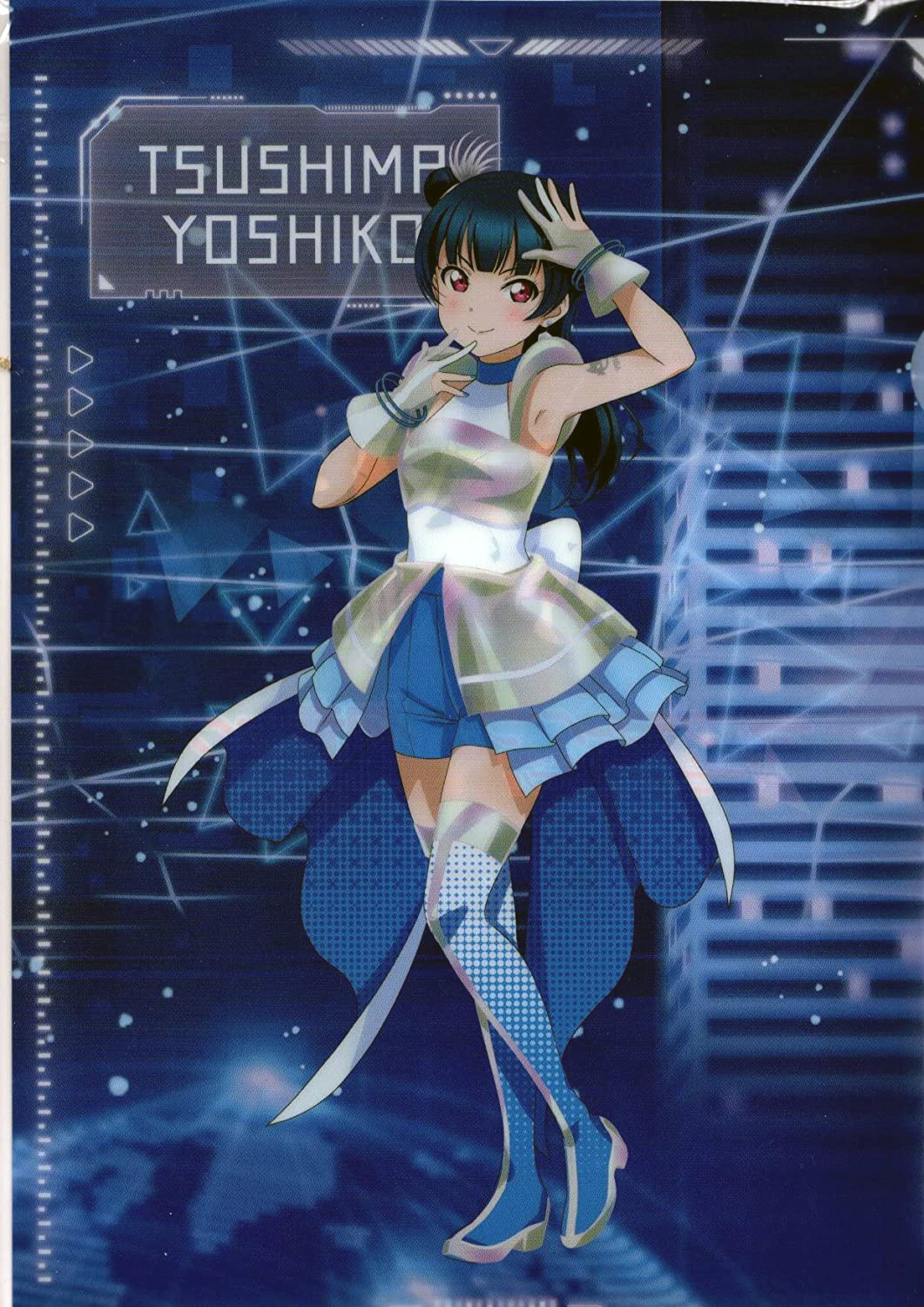 津島善子)クリアファイル ラブライブサンシャイン 初音ミク コラボ【A4