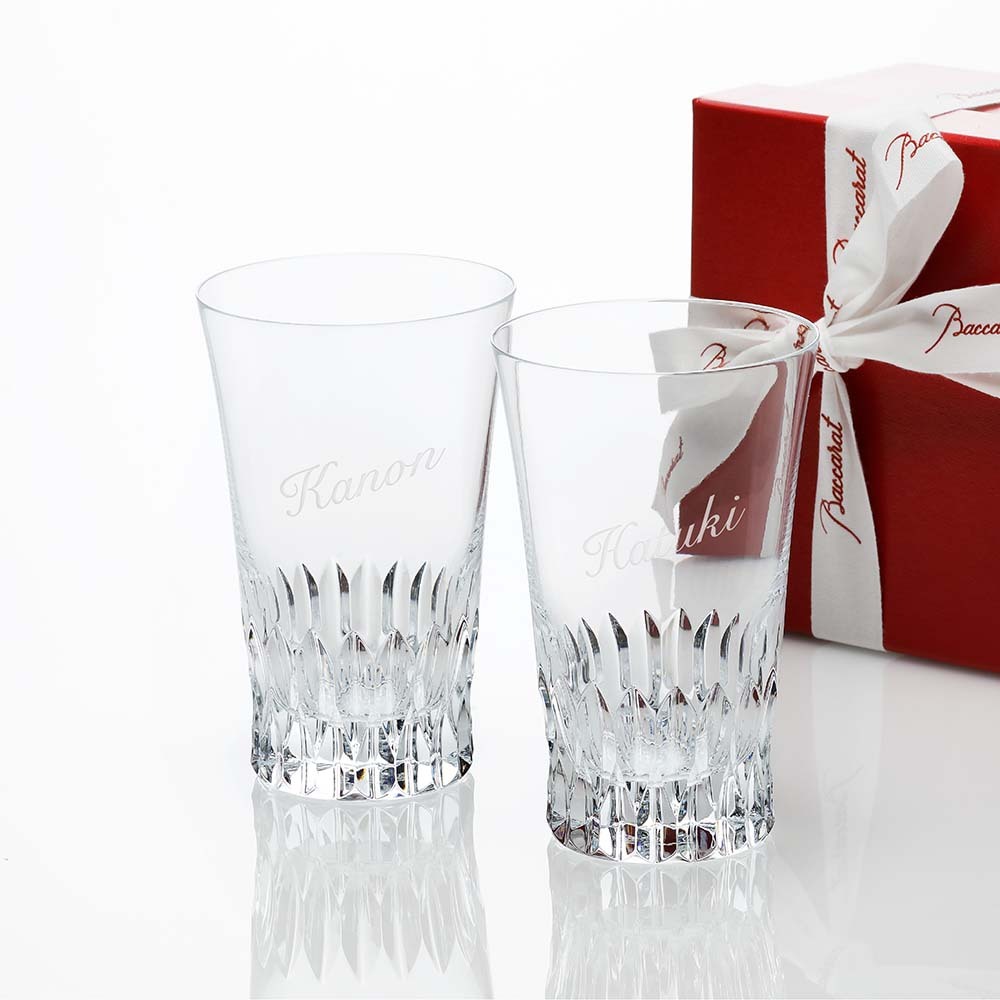 お急ぎ対応】バカラ ヴィータ ハイボール ペア 名入れ彫刻代込み