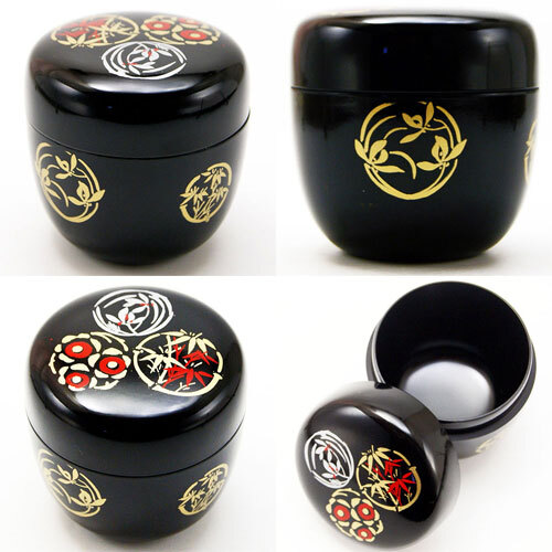 千歳盆 茶櫃 10点セット 抹茶茶碗 棗 花丸 建水 織部 茶筅 くせ直し