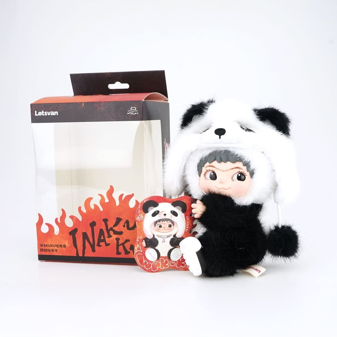 WAKUKU（ワクク） マスコット -パンダver.- ぬいぐるみマスコット