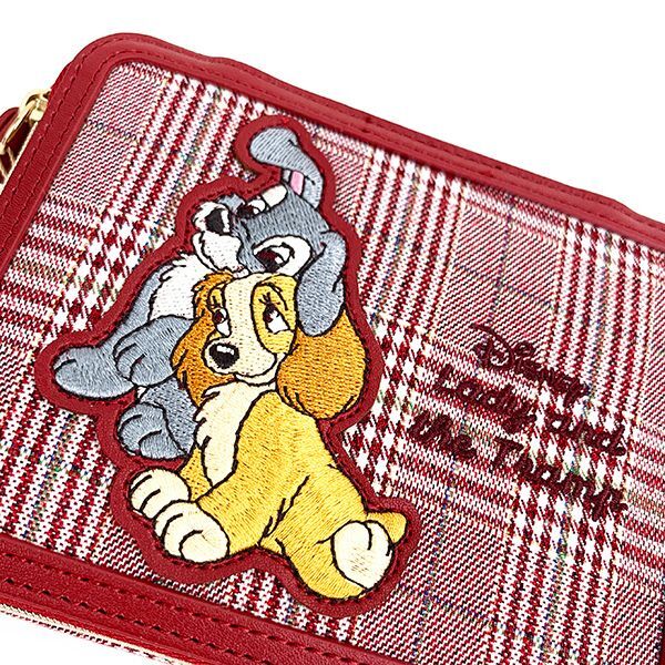 ディズニー クラシックチェックポーチ レディ わんわん物語 ポーチ