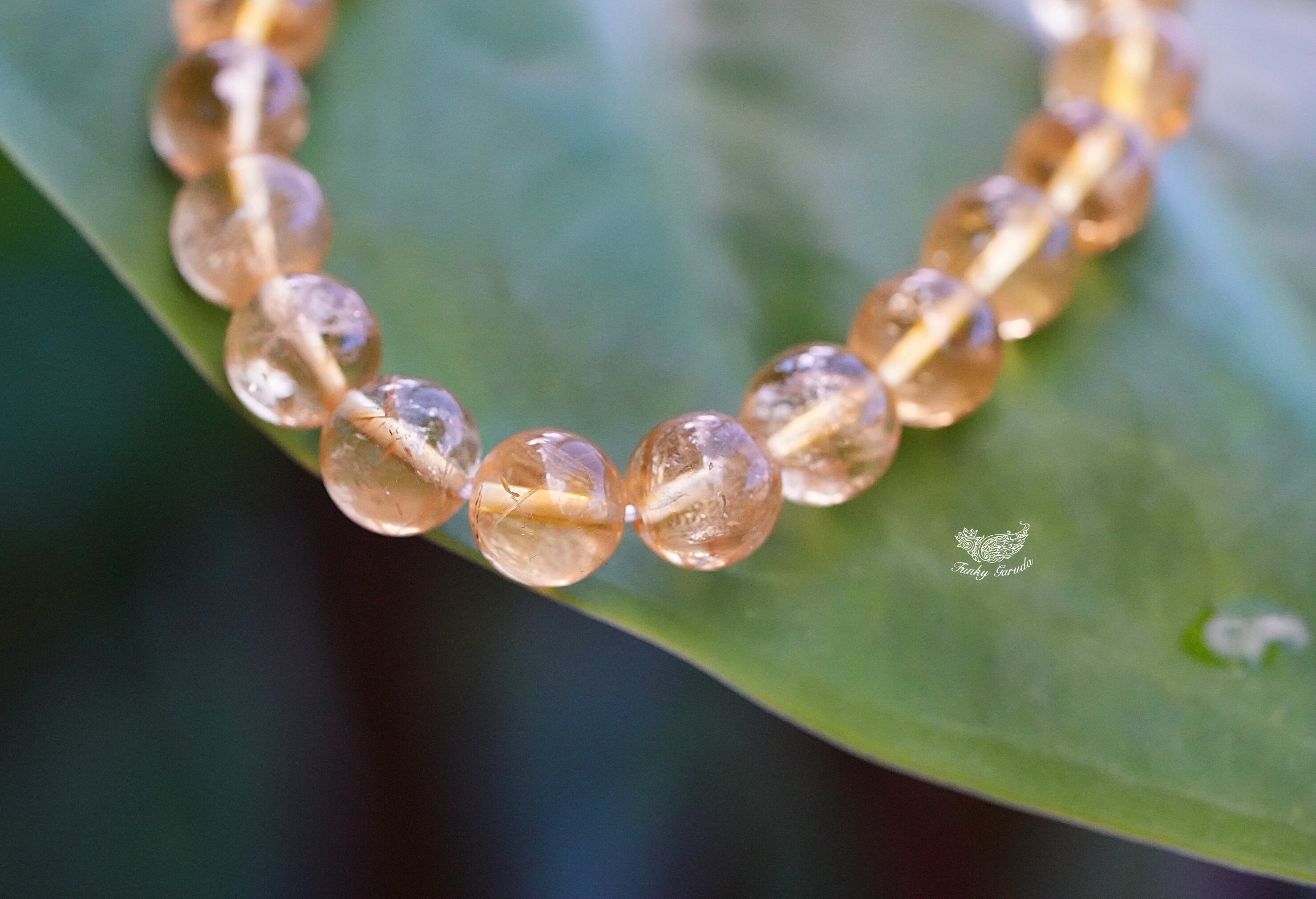 なめらか☆シトリン ブレスレットs1026 - 【Funky garuda