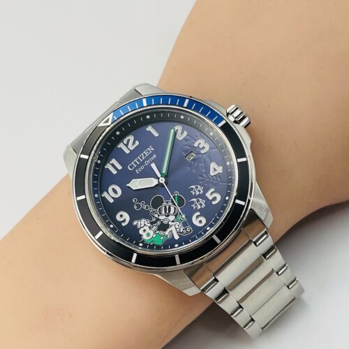 Disney】 CITIZEN/シチズン ソーラー エコドライブ/ブラック