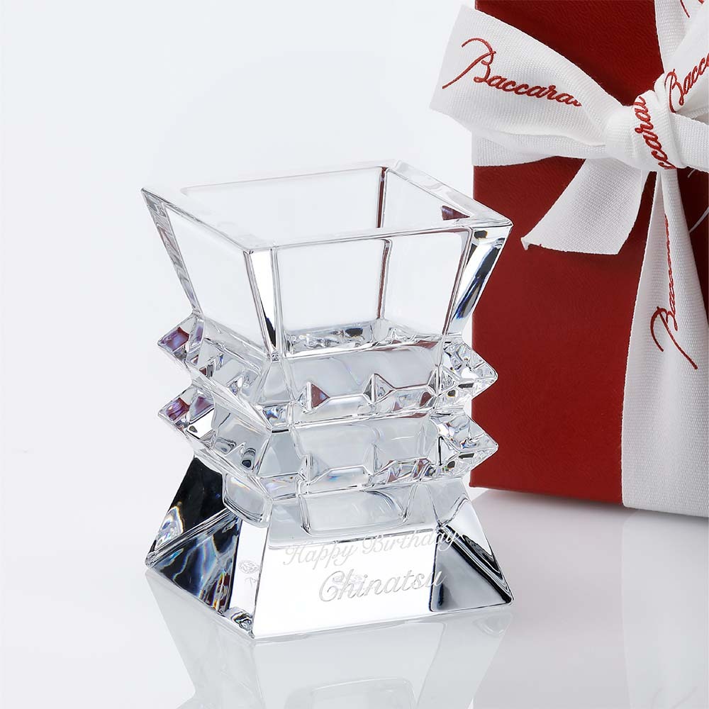 バカラ コロンビーヌ フラワーベース（花瓶）名入れ彫刻代込み