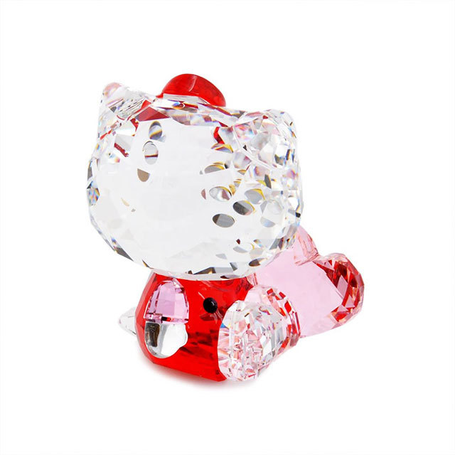スワロフスキー SWAROVSKI クリスタル フィギュア 置物 Hello Kitty